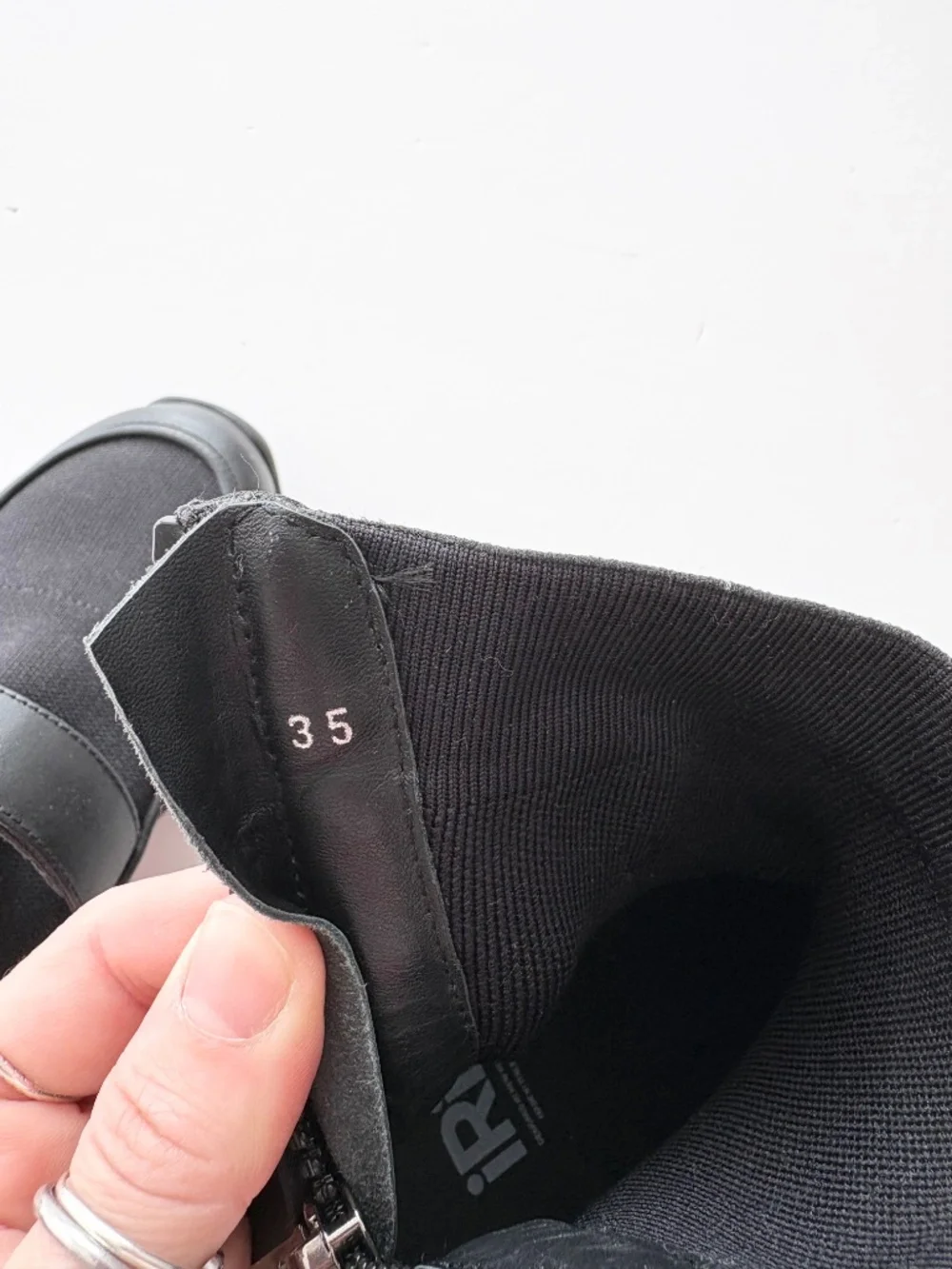 IRI NYC VES black high top sneaker boot - Picture 14 of 15